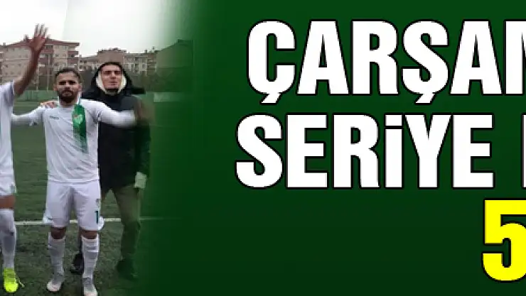 Çarşambaspor seriye bağladı : 5-0