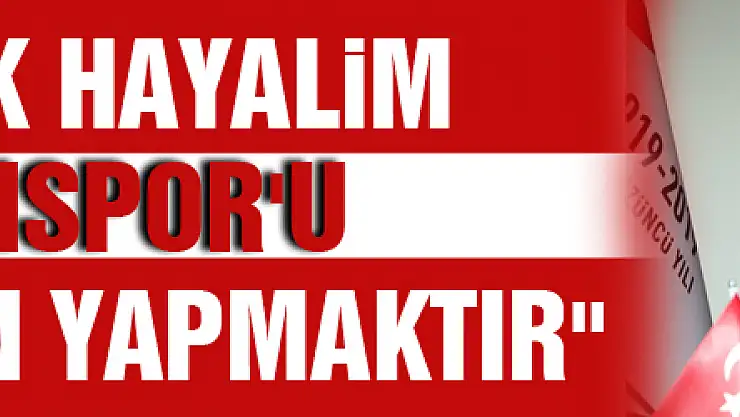 Ertuğrul Sağlam: 'En büyük hayalim, Samsunspor'u 6. şampiyon yapmaktır'