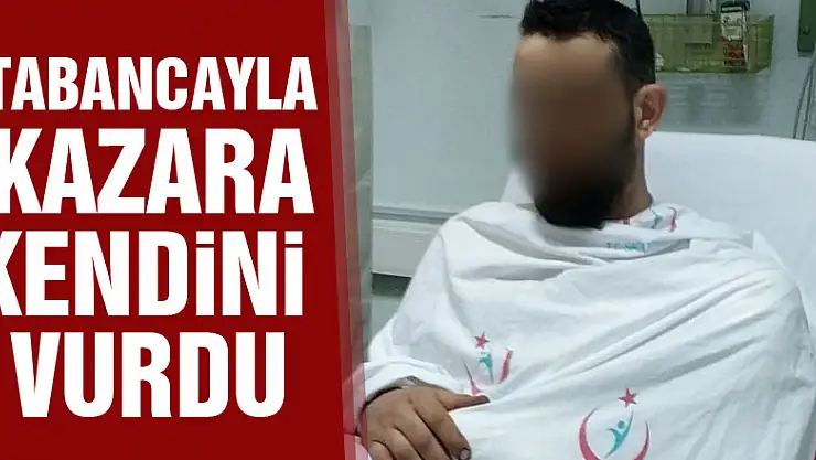 Tabancayla kazara kendini vurdu