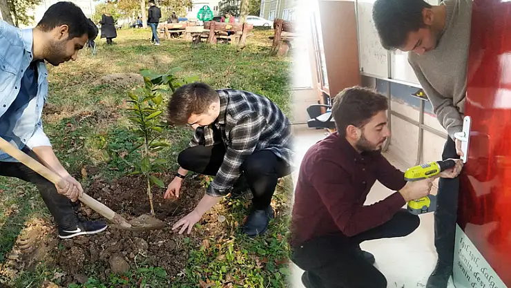 OMÜ Eğitim Fakültesi öğrencilerinden projeler