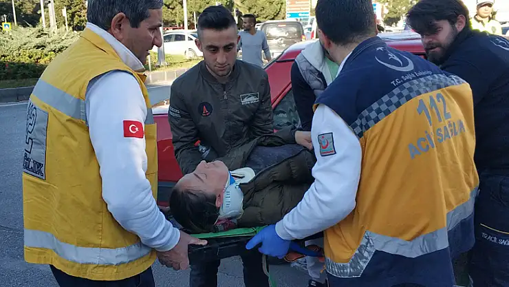 Samsun'da otomobiller çarpıştı: 1 yaralı