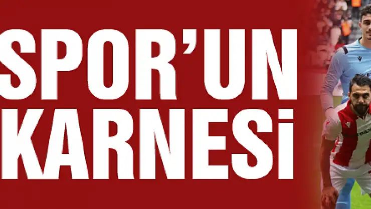 Samsunspor'un ilk yarı karnesi