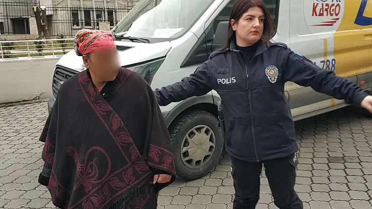Komşu evini yaktığı iddiasıyla gözaltına alınan kadın adliyede