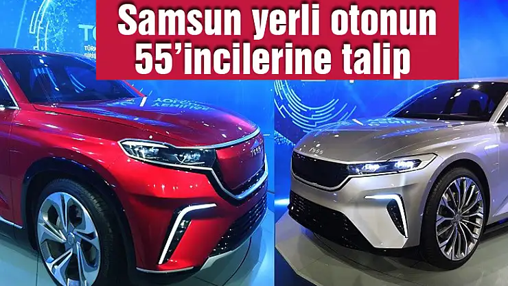 Samsun yerli otonun 55'incilerine talip
