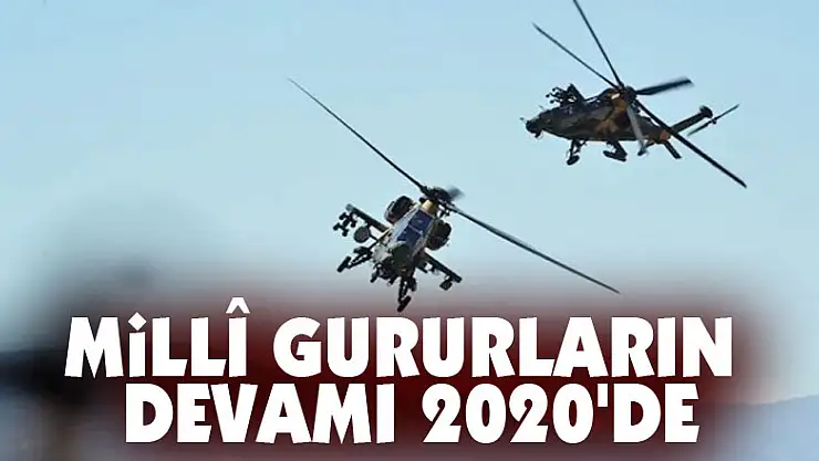 Millî gururların devamı 2020'de
