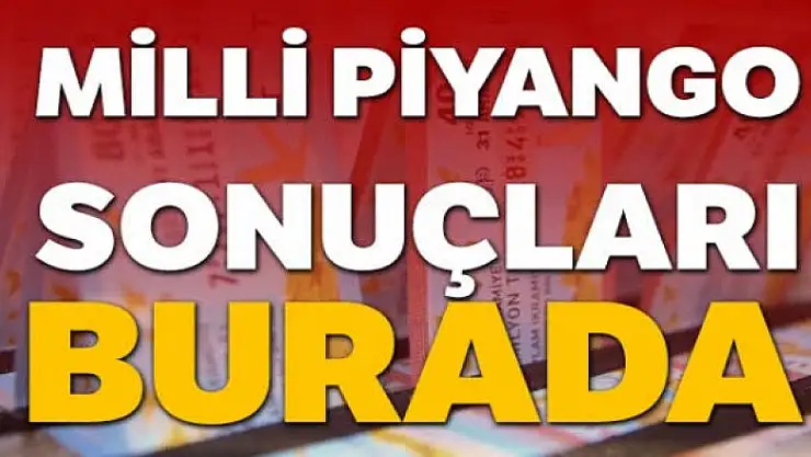 2020 MİLLİ PİYANGO LİSTESİ