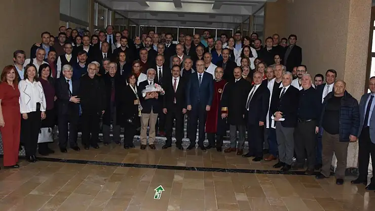 Prof. Dr. Şahinoğlu'na emeklilik ve veda töreni