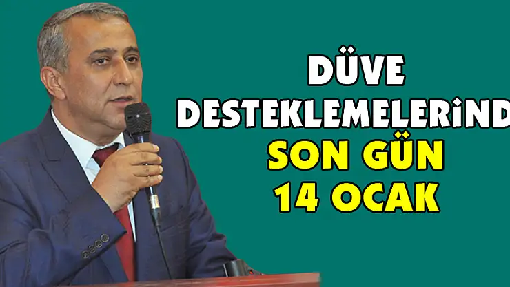 Yüzde 40 hibe destekli düve alım destekleme başvurularında son gün 14 Ocak 2020