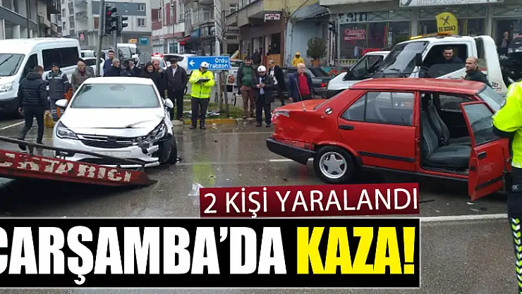 ÇARŞAMBA'DA KAZA!