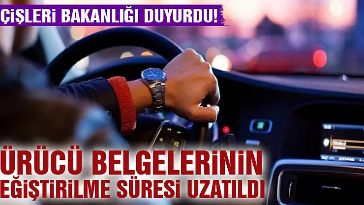 İçişleri Bakanlığı duyurdu!