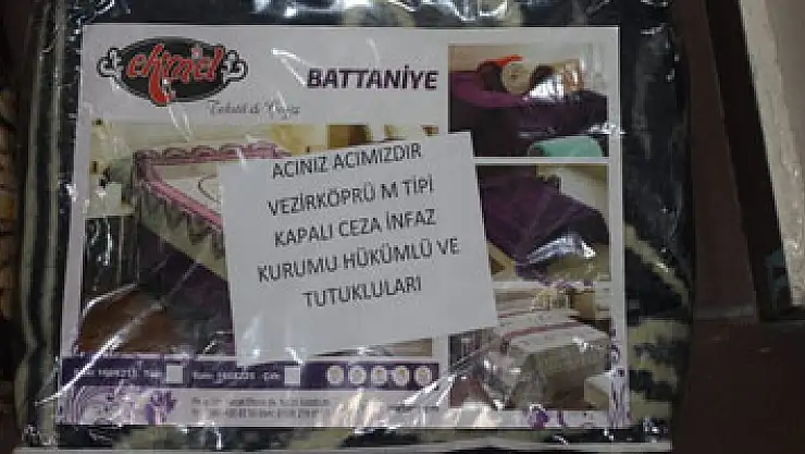 Vezirköprü Adliyesi depremzedeleri unutmadı