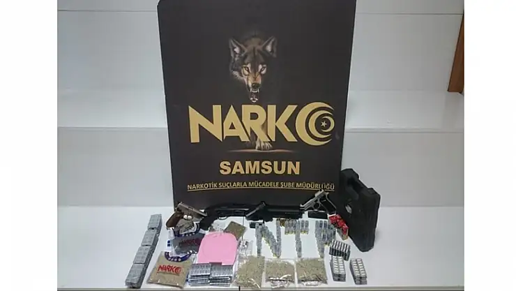 Samsun merkezli uyuşturucu operasyonu: 21 gözaltı