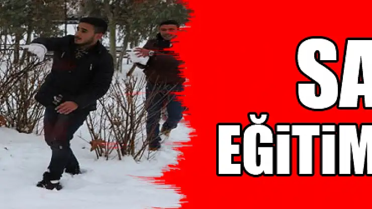 SAMÜ'de eğitime kar engeli