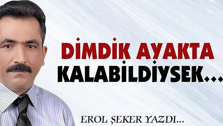 DİMDİK AYAKTA KALABİLDİYSEK…