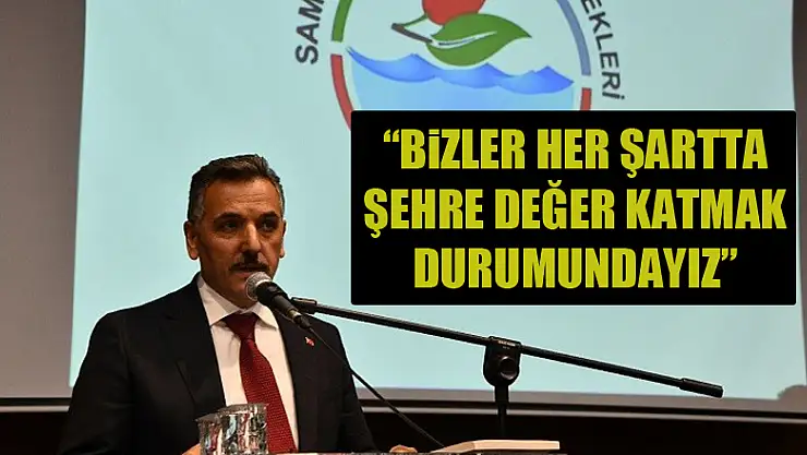 Vali Kaymak: 'Bizler her şartta şehre değer katmak durumundayız'