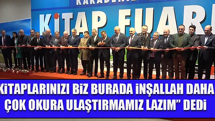 Vali Kaymak'tan yayıncılara: 'Kitapları fuar sonunda giderken kendinize yük etmeyin'