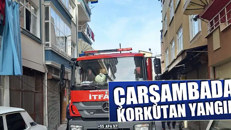 Çay Mahallesinde Korkutan Yangın