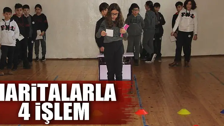 Haritalarla 4 işlem