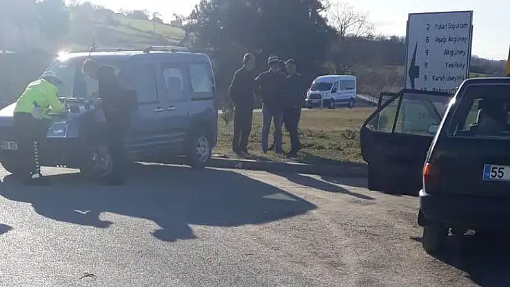 Alaçam'da kaza: 3 yaralı