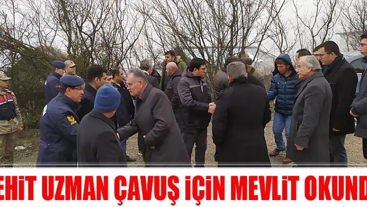 Şehit uzman çavuş için mevlit okundu