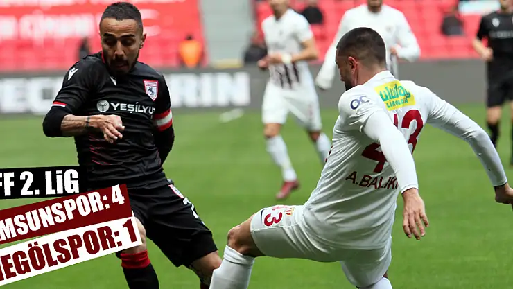 TFF 2. Lig: Samsunspor: 4 - İnegölspor: 1