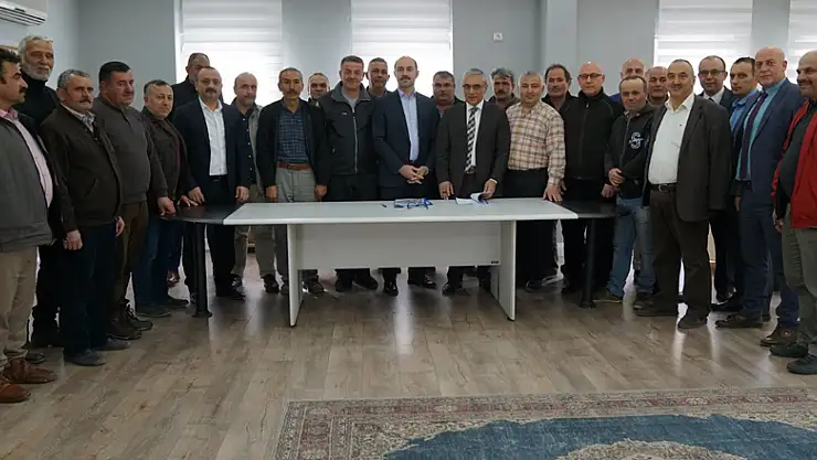 Terme Belediyesi'nde sözleşme sevinci