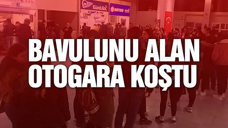 Otogarlarda 'üniversiteler için tatil' yoğunluğu