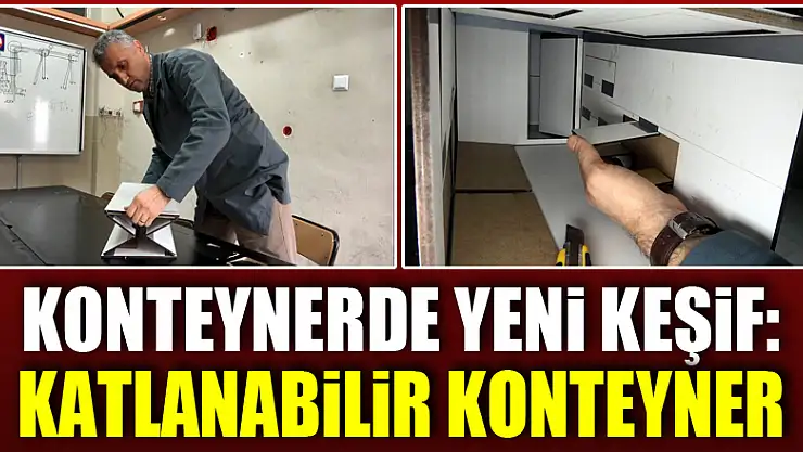 Konteynerde yeni keşif: Katlanabilir konteyner
