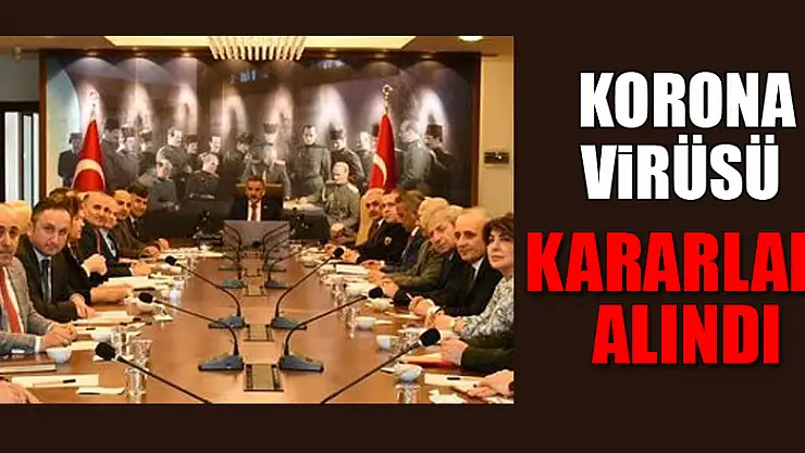 İl Hıfzıssıhha Kurulu Toplantısı'nda korona virüsü kararları alındı