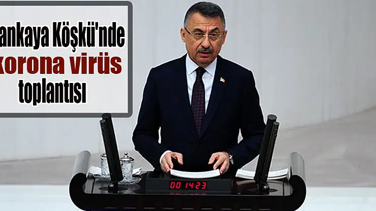 Çankaya Köşkü'nde korona virüs toplantısı