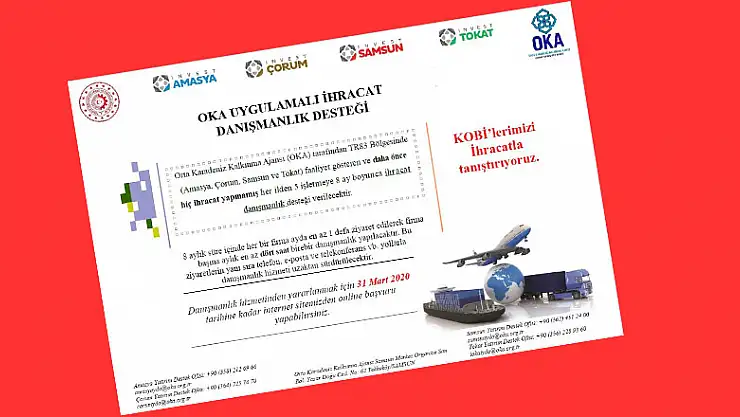 OKA'dan ihracat yapmak isteyen firmalara destek