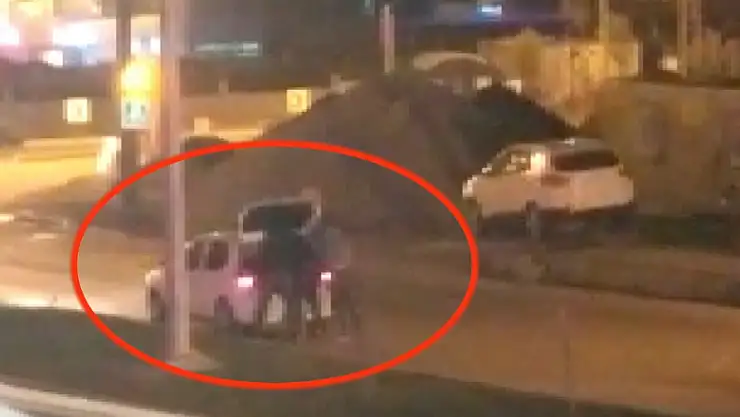 Samsun'da 2 kişi tarafından dövülerek aracın bagajına koyulan genci polis kurtardı