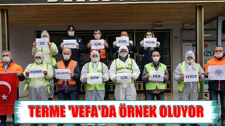 Terme 'vefa'da örnek oluyor