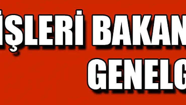 İçişleri Bakanlığı'ndan 'uçak- otobüs' seferleri ile ilgili genelge!