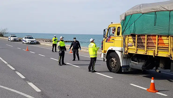 Yakakent'ten Samsun'a araç giriş-çıkışına önlem