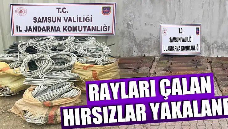 Demiryolu raylarını çalan hırsızlık şüphelileri yakalandı