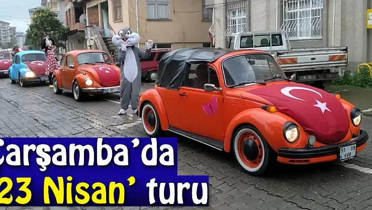 Çarşamba'da '23 Nisan' turu