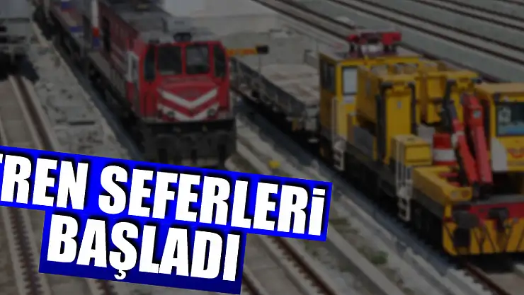 Samsun-Sivas yük treni seferleri başladı