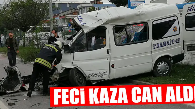 Feci kaza can aldı