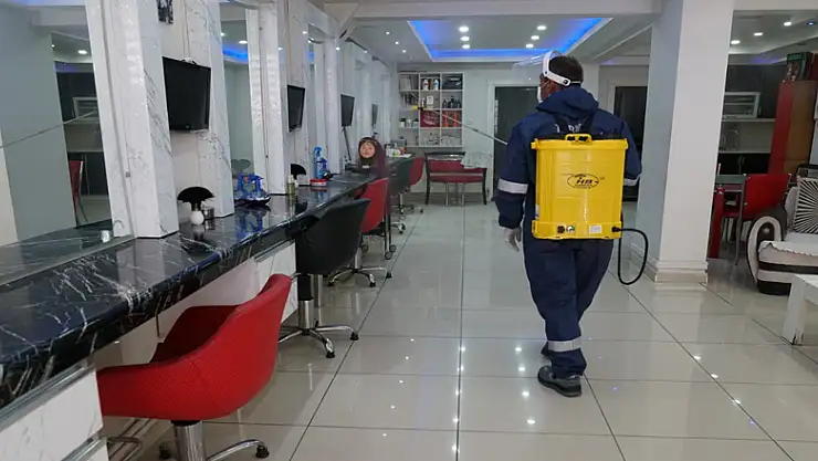 Terme'de berber ve kuaförler açılışa hazırlanıyor