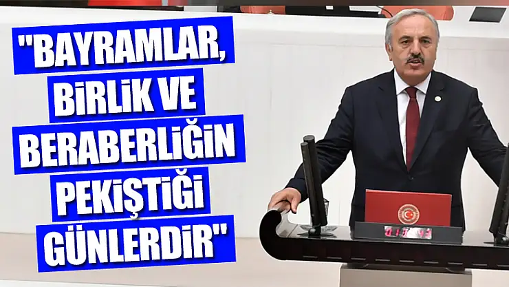 YAŞAR'DAN RAMAZAN BAYRAMI MESAJI