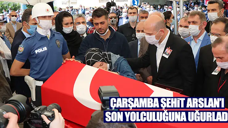 Samsun şehidini son yolculuğuna uğurluyor