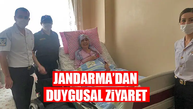 Jandarmadan duygusal ziyaret