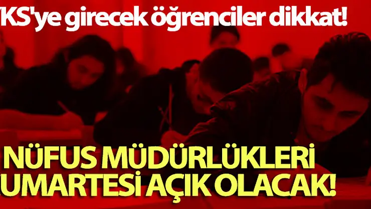 YKS'ye girecek öğrenciler dikkat!
