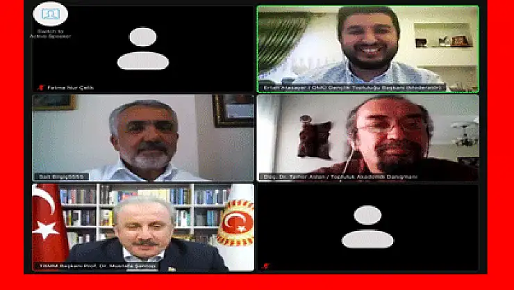 TBMM Başkanı Mustafa Şentop canlı yayında OMÜ'lü gençlerle sohbet etti