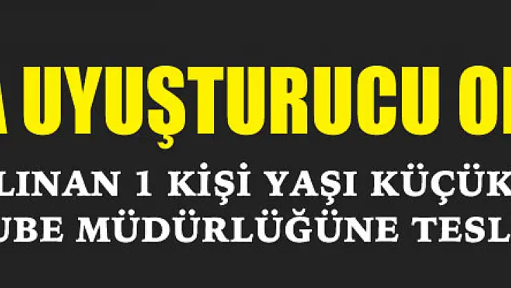 Samsun'da uyuşturucu operasyonu zanlısı 3 kişi tutuklandı