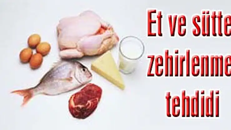 Et ve sütte zehirlenme tehdidi
