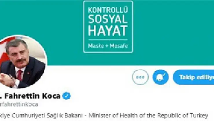 Bakan Koca, 'Kötü örneğe son bir kez bakın' dedi ve değiştirdi