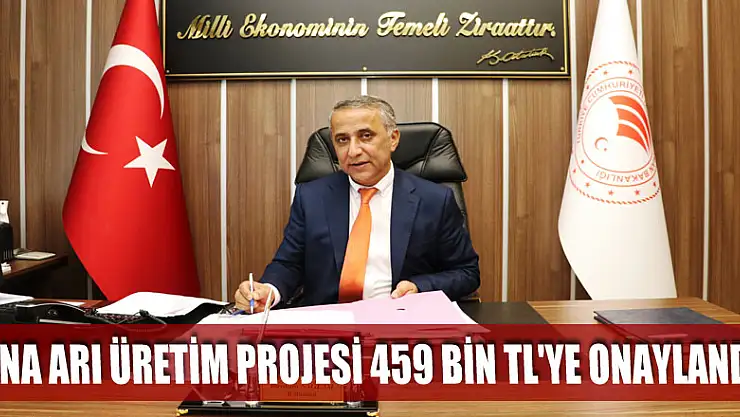 Ana Arı Üretim Projesi 459 bin TL'ye onaylandı