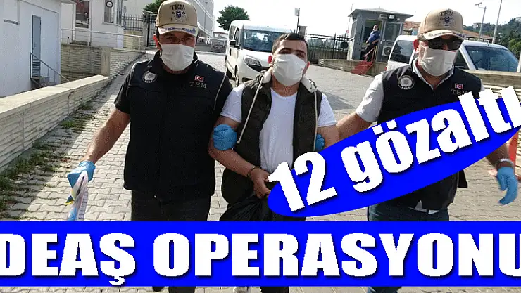 Samsun'da DEAŞ operasyonu: 12 gözaltı